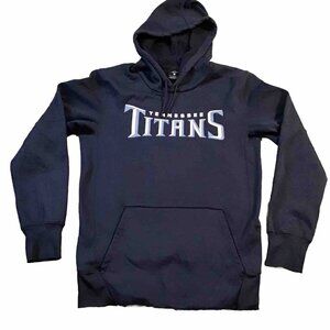 Tennessee Titans Hoodie Men's Small Navy Blue Pullover Nike Dri Fit